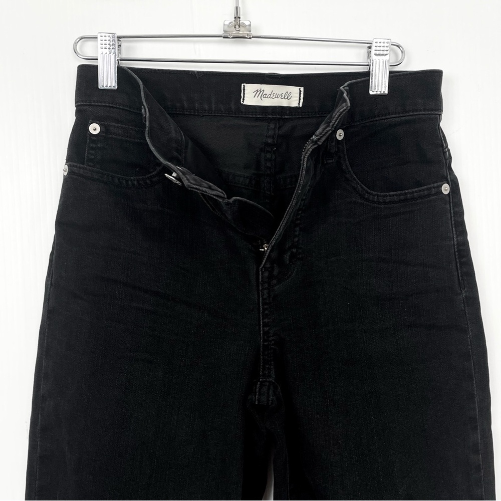 Madewell Slim Wide-Leg crop Jeans in Lunar Wash 25 - Picture 3 of 11